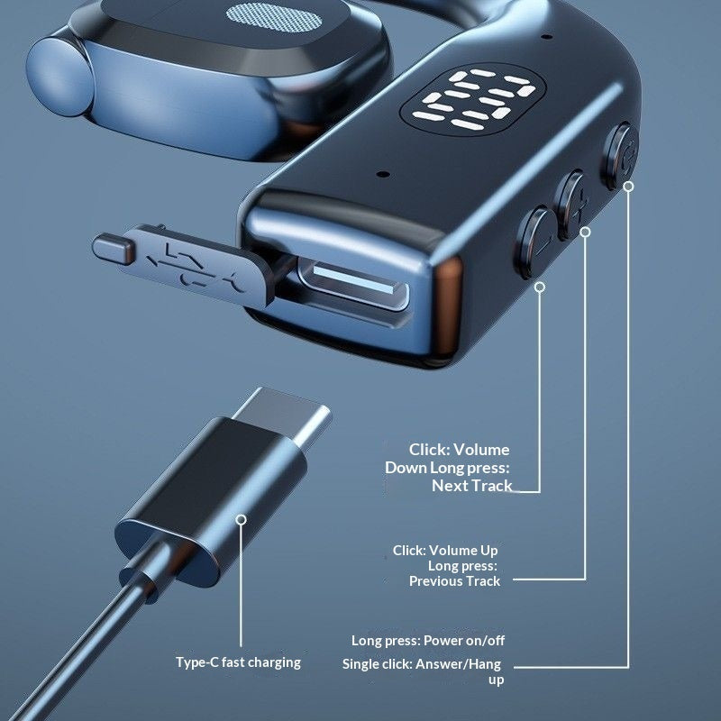 New Ear-Hook Wireless Bluetooth Headphones
