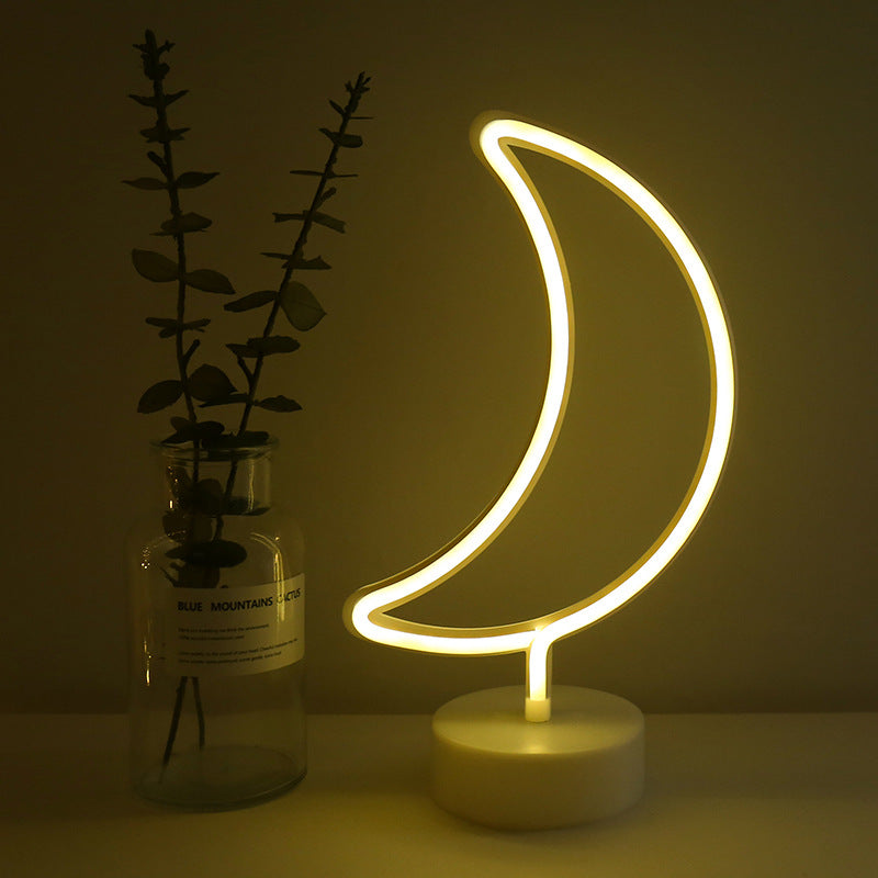 Neon Lights with Round Base