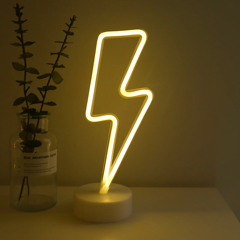 Neon Lights with Round Base