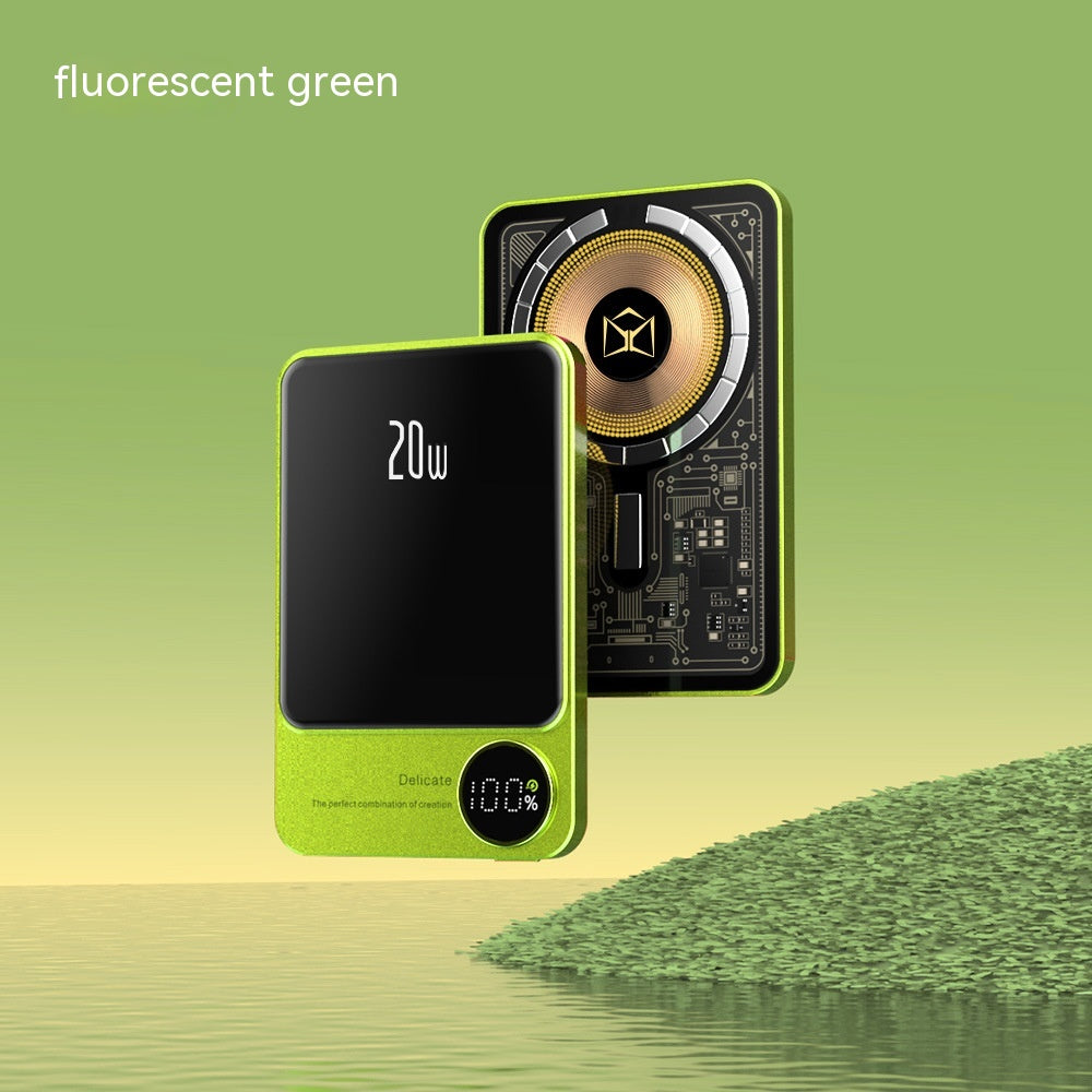 Portable Wireless Magnetic Ultra-Thin Mobile Power Supply